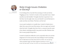 Tablet Screenshot of diabeticminds.com